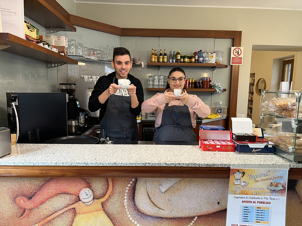 Legami a Castelmarte - la caffetteria