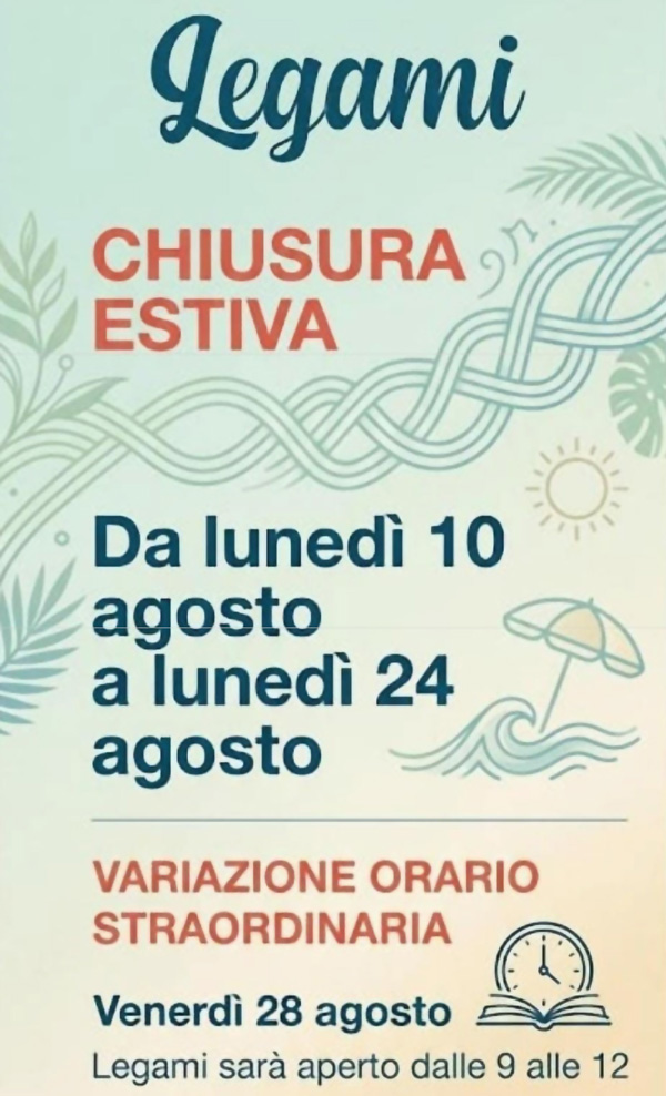 chiusura estiva - locandina